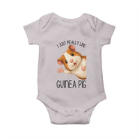 I Just Really Like Guinea Pigs Baby Onesie Funny Cavy Lover - Wonder Print Shop