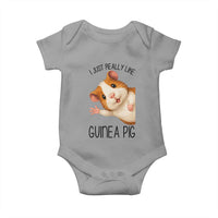 I Just Really Like Guinea Pigs Baby Onesie Funny Cavy Lover - Wonder Print Shop