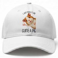 I Just Really Like Guinea Pigs Baseball Cap Funny Cavy Lover