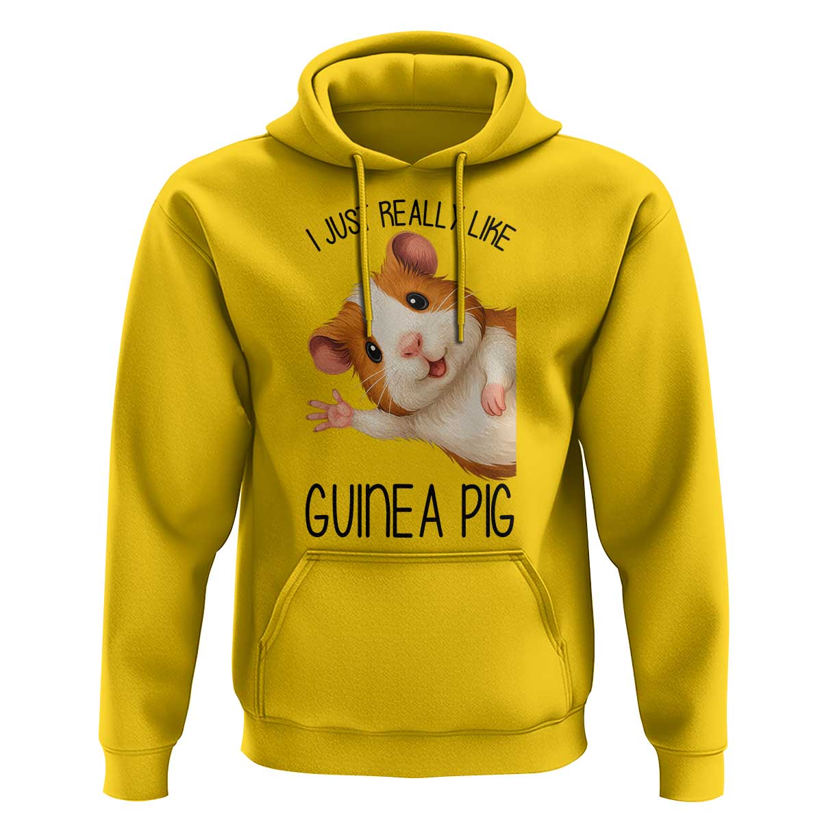 I Just Really Like Guinea Pigs Hoodie Funny Cavy Lover - Wonder Print Shop