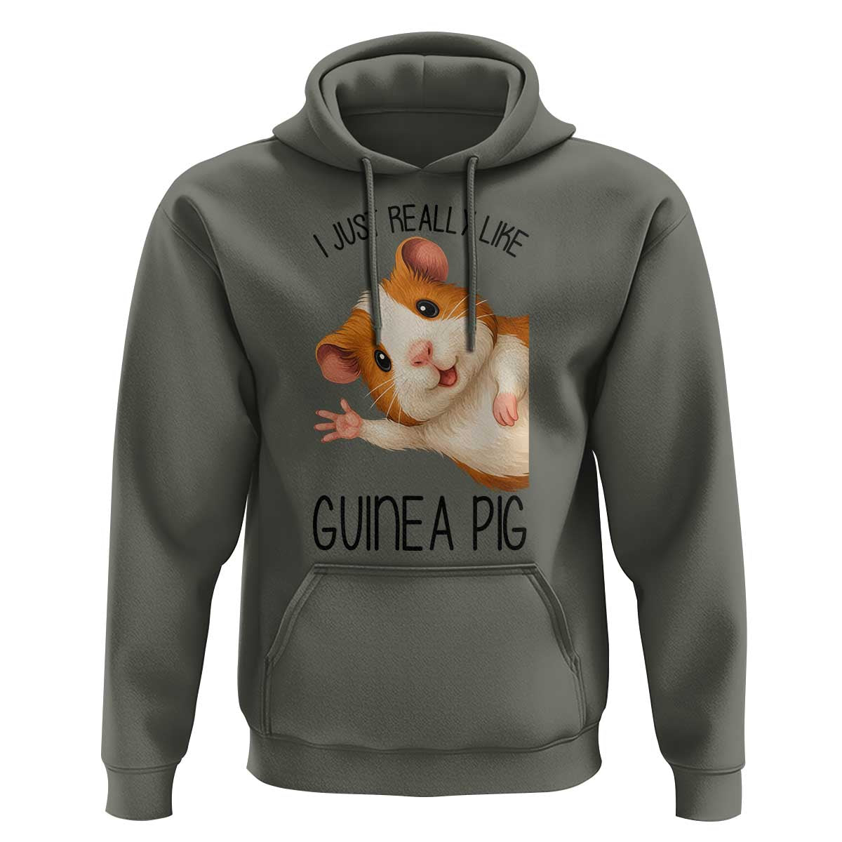 I Just Really Like Guinea Pigs Hoodie Funny Cavy Lover - Wonder Print Shop