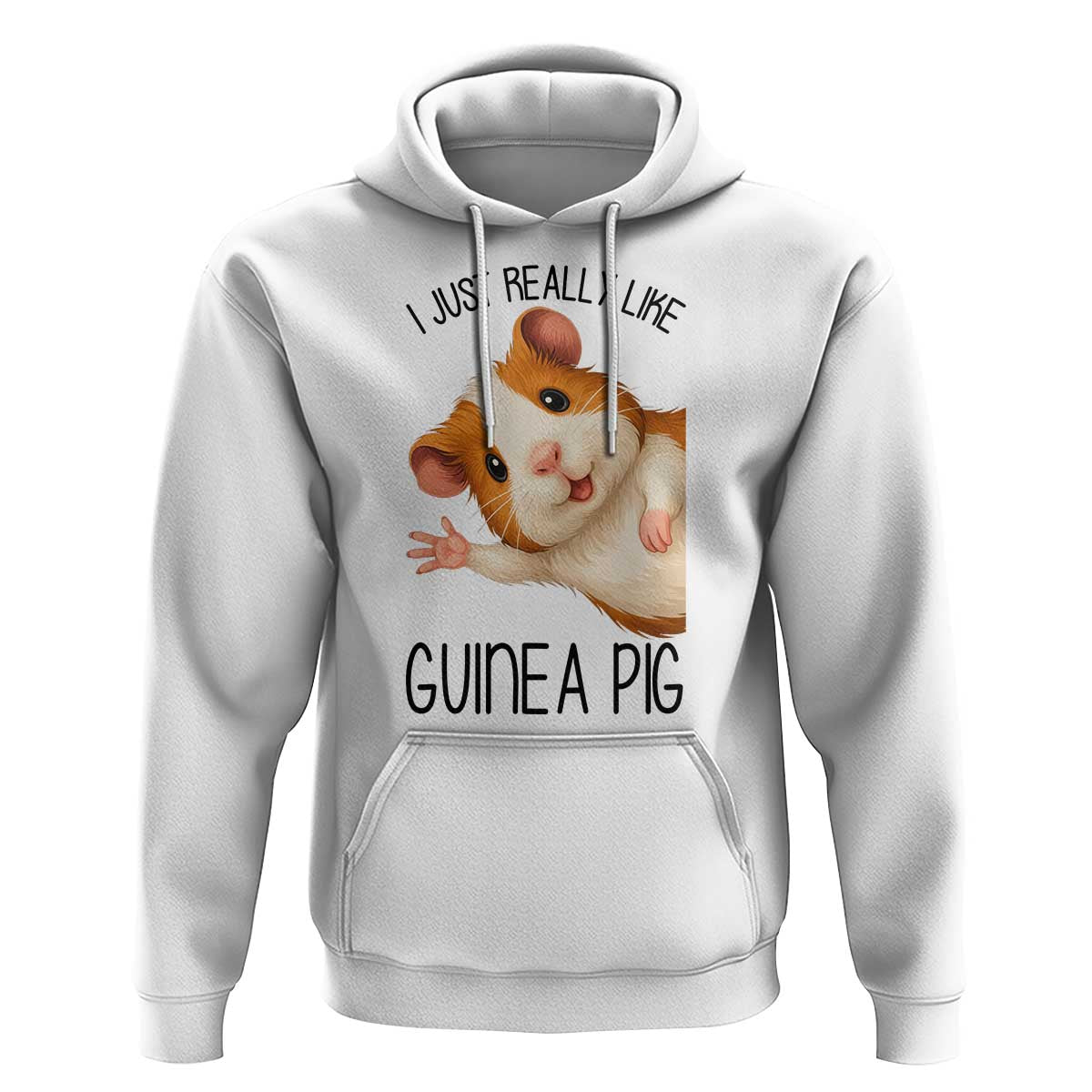 I Just Really Like Guinea Pigs Hoodie Funny Cavy Lover - Wonder Print Shop