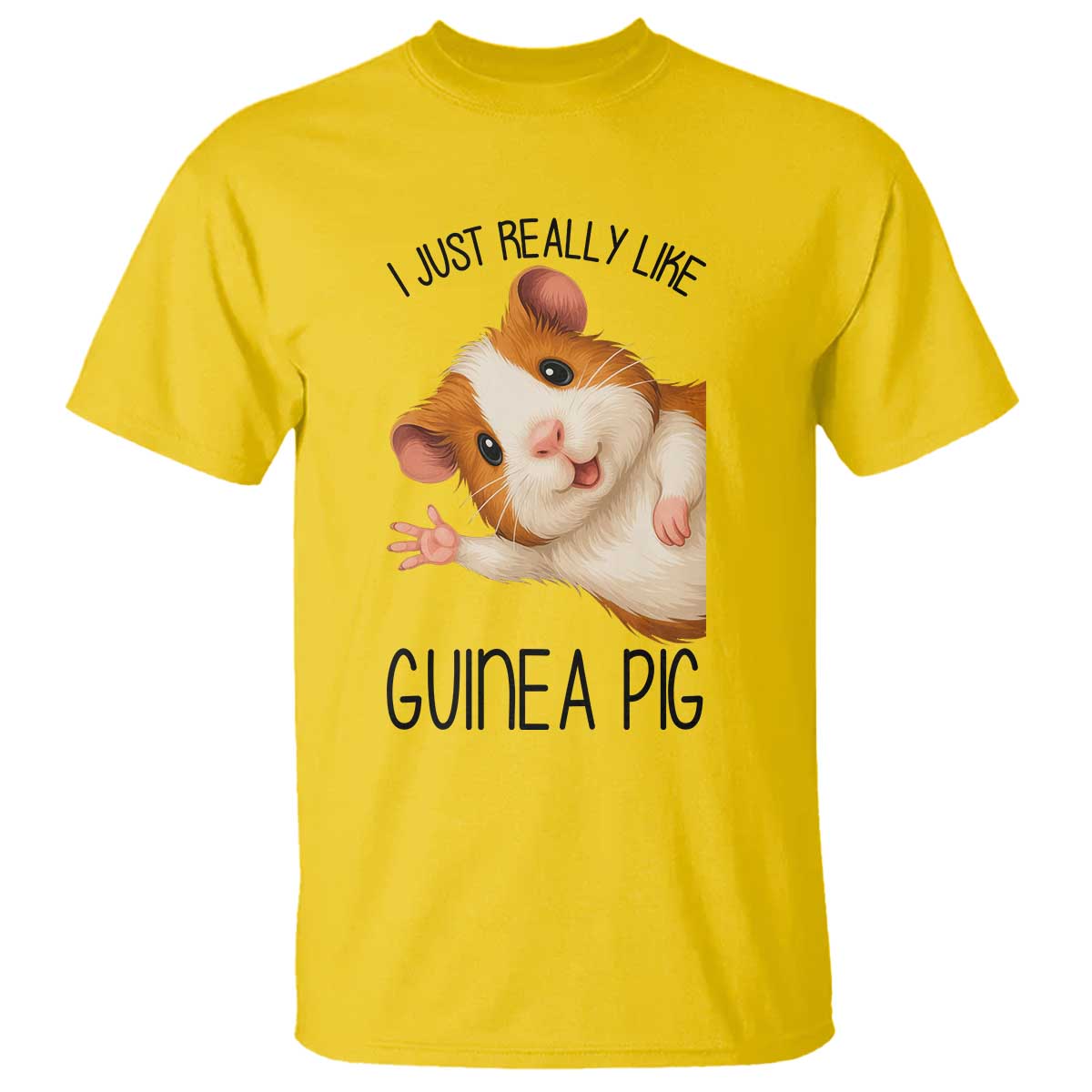 I Just Really Like Guinea Pigs T Shirt Funny Cavy Lover - Wonder Print Shop
