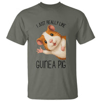 I Just Really Like Guinea Pigs T Shirt Funny Cavy Lover - Wonder Print Shop