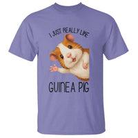 I Just Really Like Guinea Pigs T Shirt Funny Cavy Lover - Wonder Print Shop