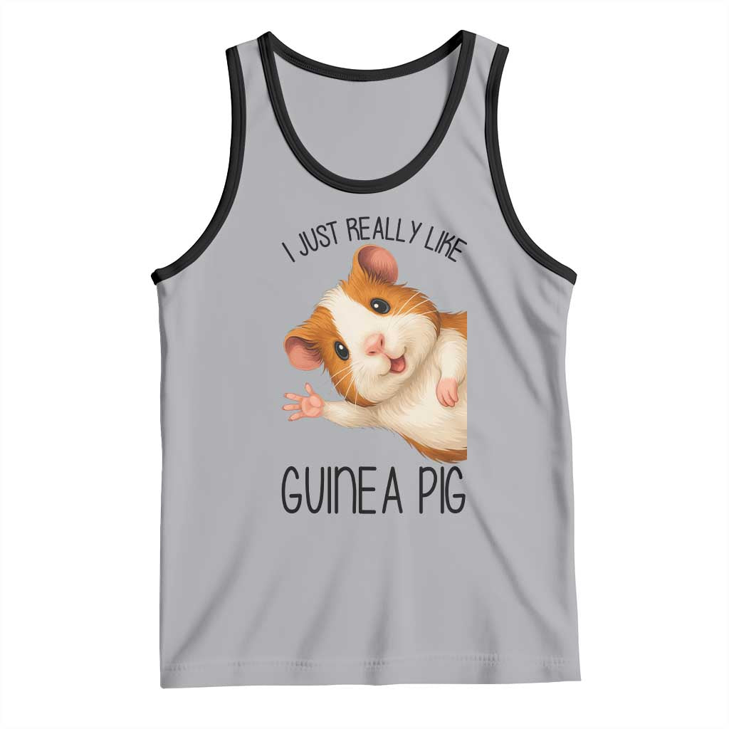 I Just Really Like Guinea Pigs Tank Top Funny Cavy Lover - Wonder Print Shop