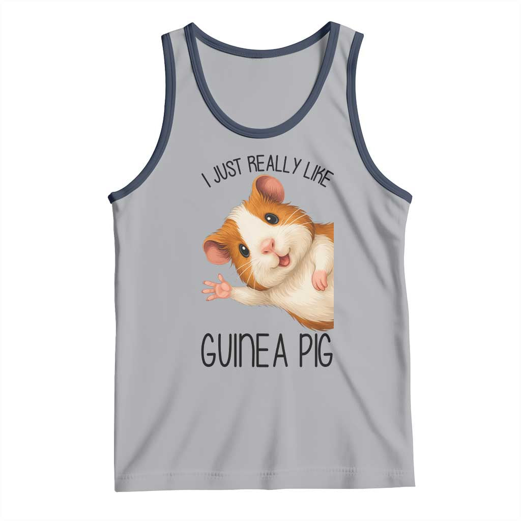 I Just Really Like Guinea Pigs Tank Top Funny Cavy Lover - Wonder Print Shop