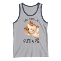 I Just Really Like Guinea Pigs Tank Top Funny Cavy Lover - Wonder Print Shop