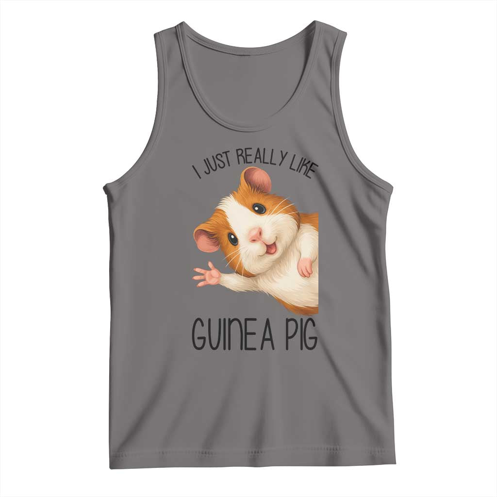 I Just Really Like Guinea Pigs Tank Top Funny Cavy Lover - Wonder Print Shop
