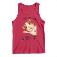 I Just Really Like Guinea Pigs Tank Top Funny Cavy Lover - Wonder Print Shop