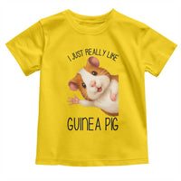 I Just Really Like Guinea Pigs Toddler T Shirt Funny Cavy Lover - Wonder Print Shop