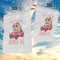 I Just Really Like Guinea Pigs Garden Flag Pet Lover Gift For Girl - Wonder Print Shop