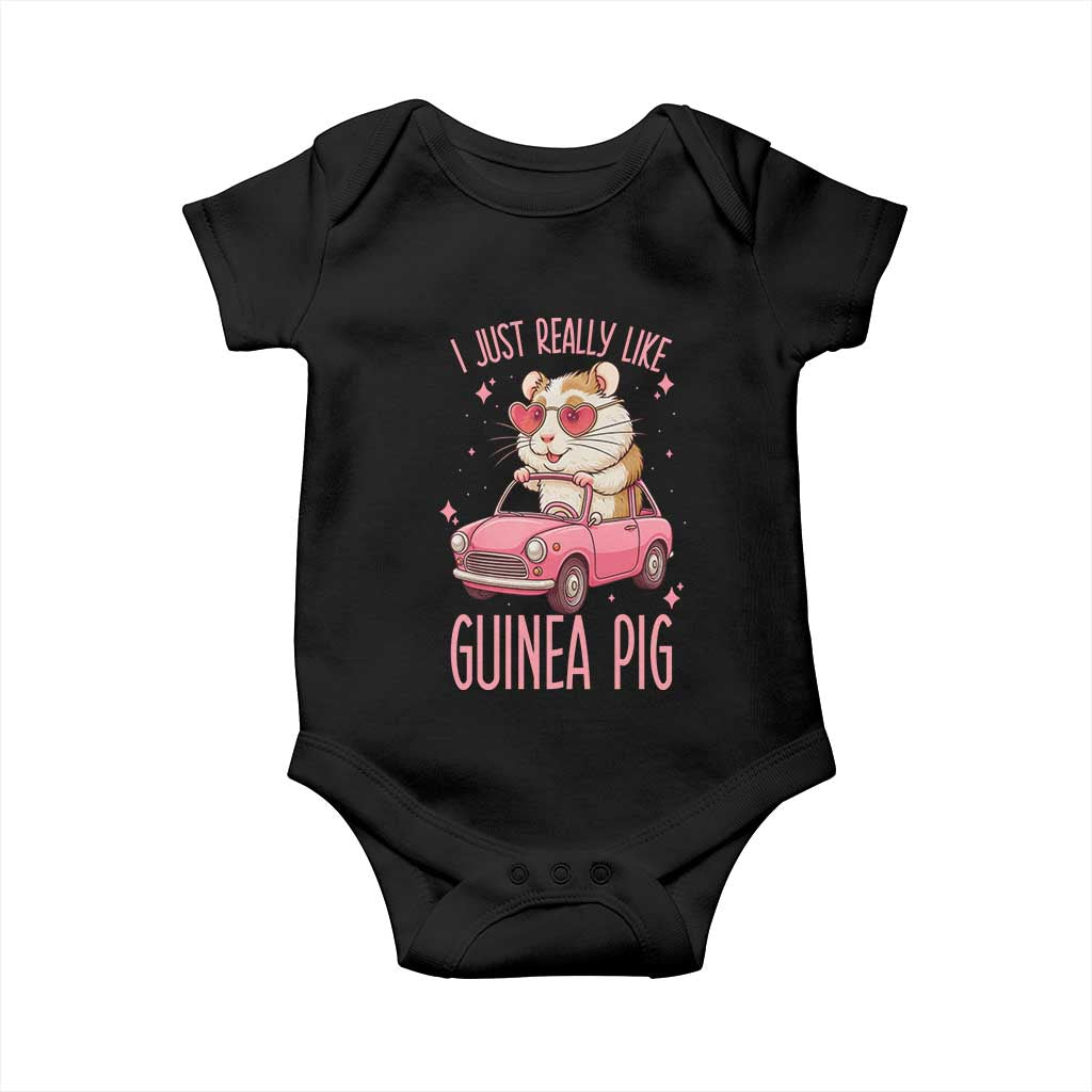 I Just Really Like Guinea Pigs Baby Onesie Pet Lover Gift For Girl - Wonder Print Shop