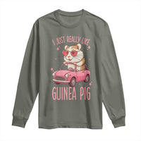 I Just Really Like Guinea Pigs Long Sleeve Shirt Pet Lover Gift For Girl - Wonder Print Shop