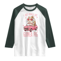 I Just Really Like Guinea Pigs Raglan Shirt Pet Lover Gift For Girl - Wonder Print Shop