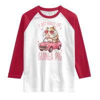 I Just Really Like Guinea Pigs Raglan Shirt Pet Lover Gift For Girl - Wonder Print Shop