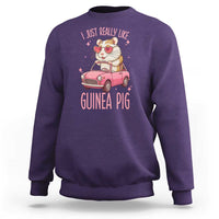 I Just Really Like Guinea Pigs Sweatshirt Pet Lover Gift For Girl - Wonder Print Shop