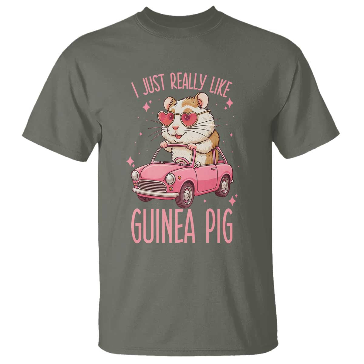 I Just Really Like Guinea Pigs T Shirt Pet Lover Gift For Girl - Wonder Print Shop