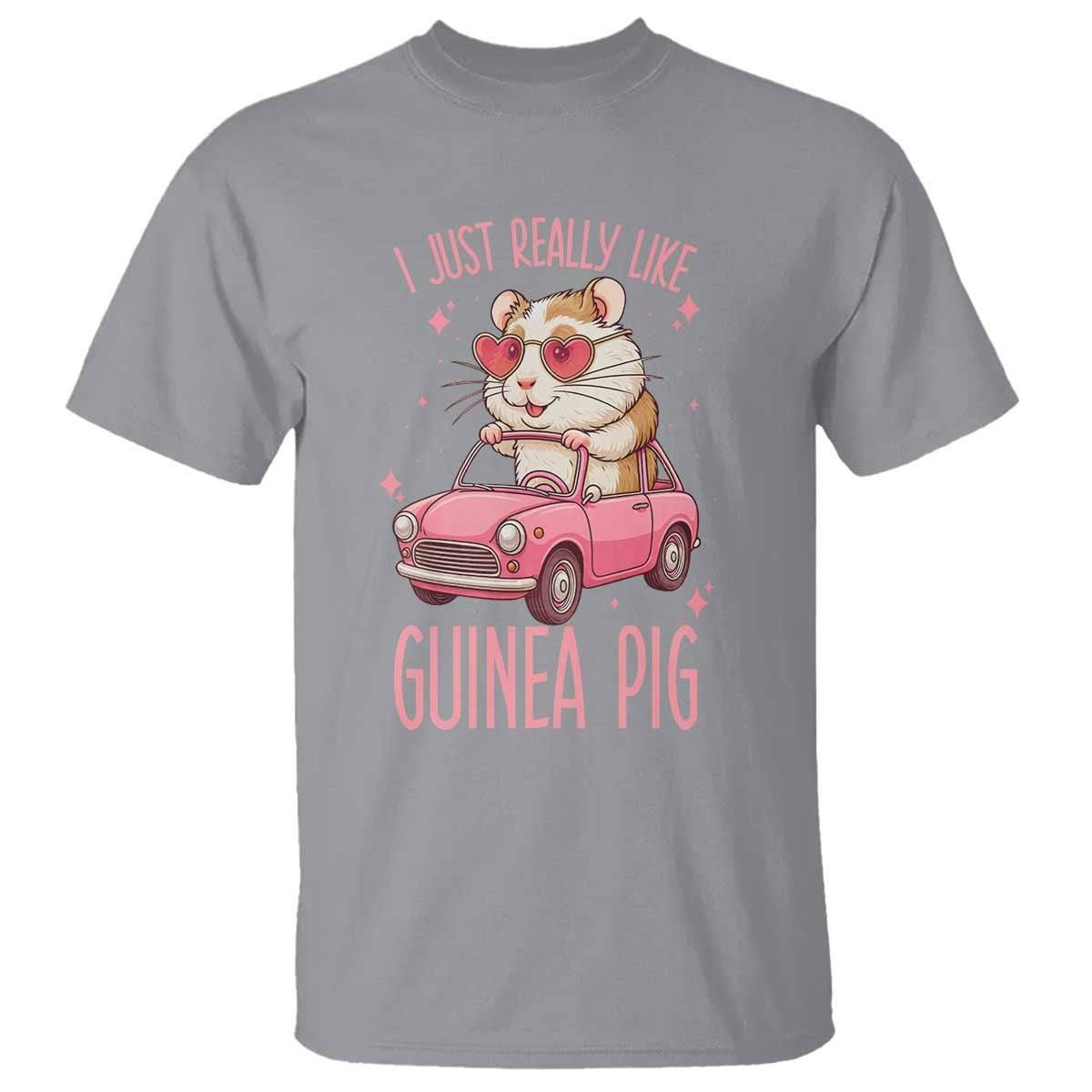 I Just Really Like Guinea Pigs T Shirt Pet Lover Gift For Girl - Wonder Print Shop