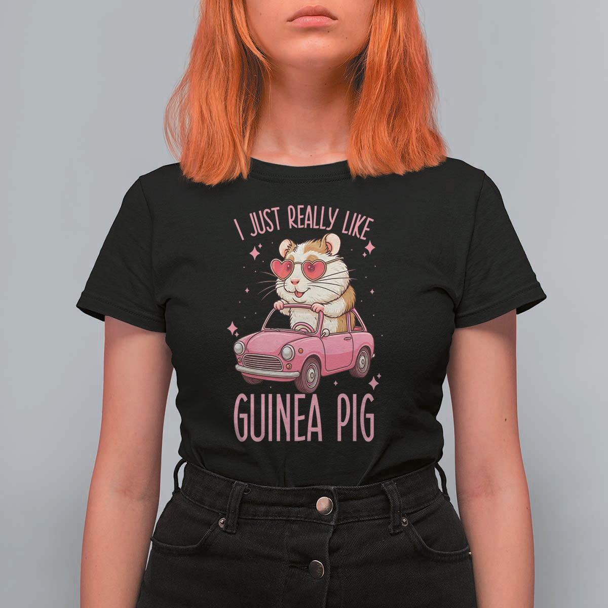 I Just Really Like Guinea Pigs T Shirt For Women Pet Lover Gift For Girl - Wonder Print Shop