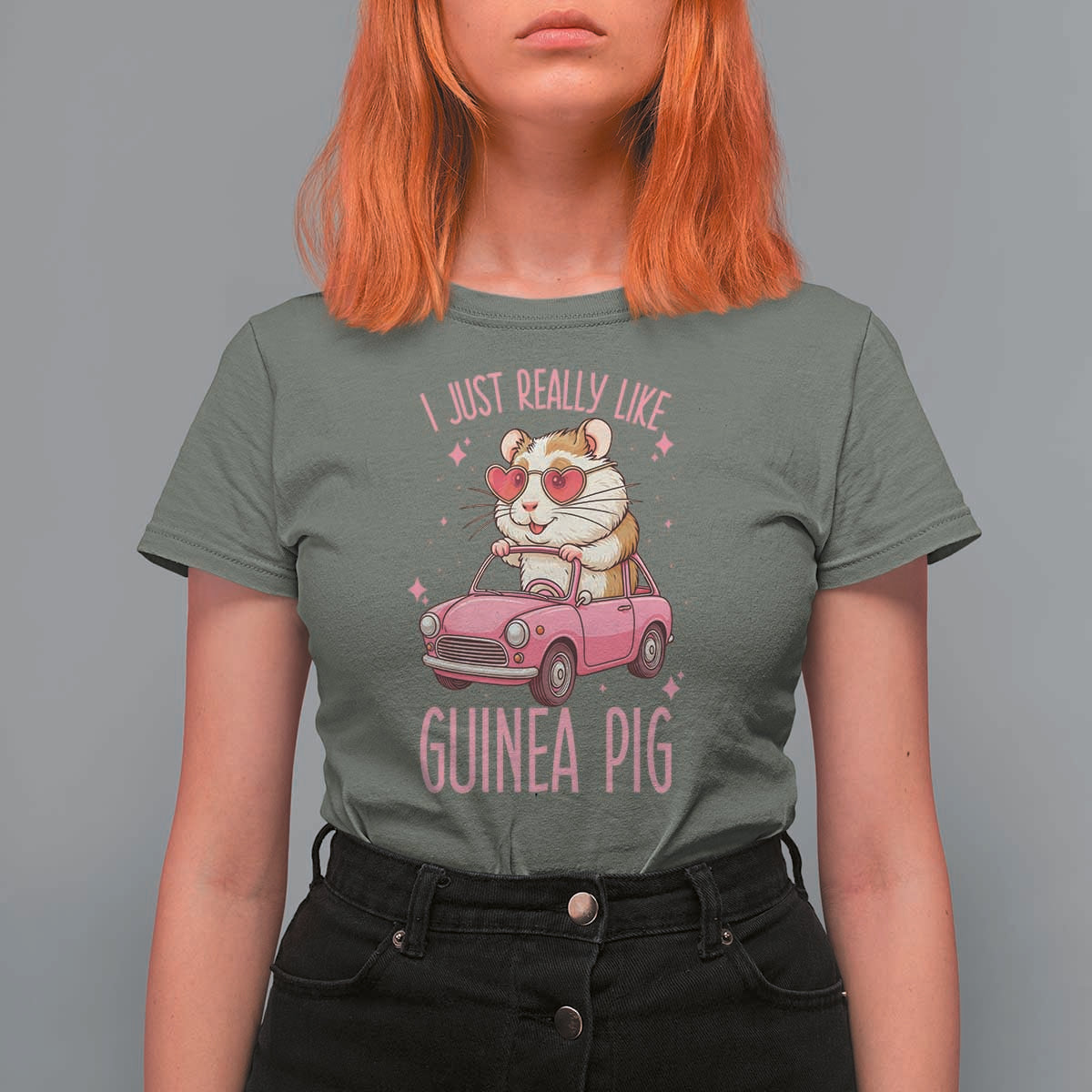 I Just Really Like Guinea Pigs T Shirt For Women Pet Lover Gift For Girl - Wonder Print Shop