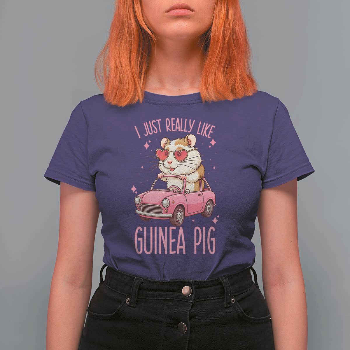 I Just Really Like Guinea Pigs T Shirt For Women Pet Lover Gift For Girl - Wonder Print Shop