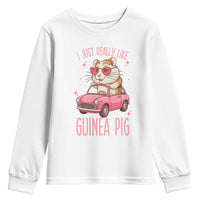 I Just Really Like Guinea Pigs Youth Sweatshirt Pet Lover Gift For Girl - Wonder Print Shop