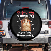 Oops My Guinea Pig Ate My Homework Spare Tire Cover Funny Cavy Lover Gift - Wonder Print Shop