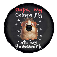 Oops My Guinea Pig Ate My Homework Spare Tire Cover Funny Cavy Lover Gift - Wonder Print Shop