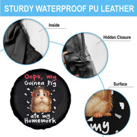 Oops My Guinea Pig Ate My Homework Spare Tire Cover Funny Cavy Lover Gift - Wonder Print Shop