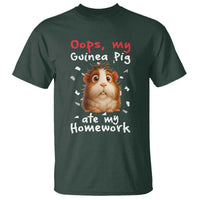 Oops My Guinea Pig Ate My Homework T Shirt Funny Cavy Lover Gift - Wonder Print Shop
