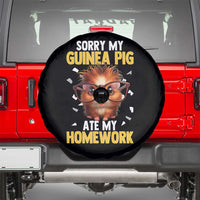 Funny My Guinea Pig Ate My Homework Spare Tire Cover Gift For Rodent Lovers - Wonder Print Shop