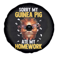 Funny My Guinea Pig Ate My Homework Spare Tire Cover Gift For Rodent Lovers - Wonder Print Shop