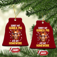 Funny My Guinea Pig Ate My Homework Ceramic Ornament Gift For Rodent Lovers - Wonder Print Shop