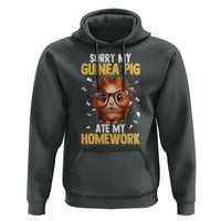 Funny My Guinea Pig Ate My Homework Hoodie Gift For Rodent Lovers - Wonder Print Shop