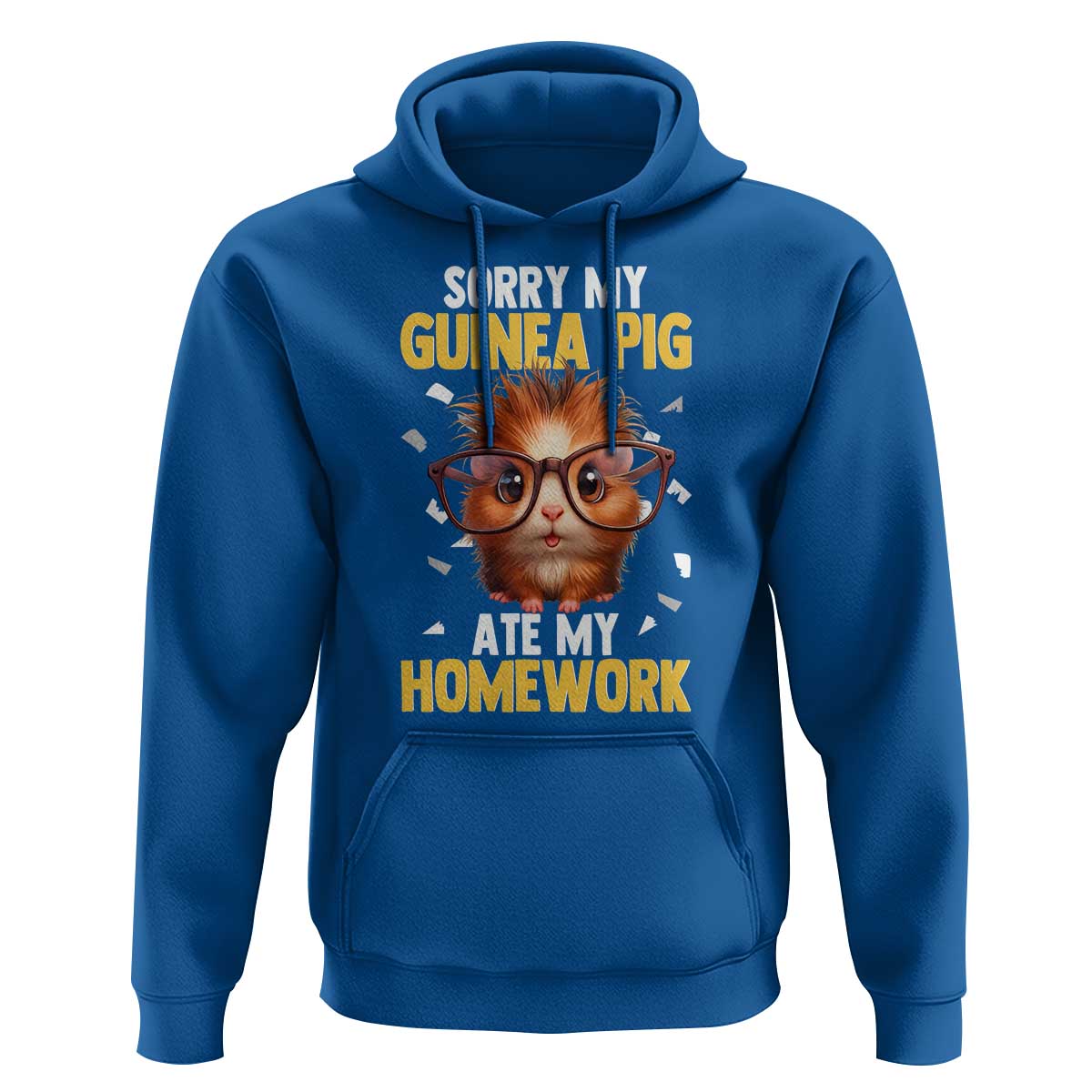 Funny My Guinea Pig Ate My Homework Hoodie Gift For Rodent Lovers - Wonder Print Shop