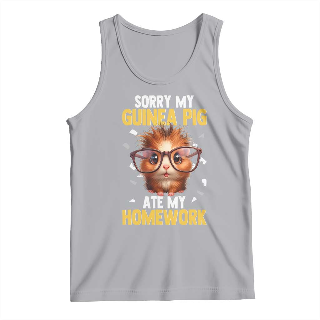 Funny My Guinea Pig Ate My Homework Tank Top Gift For Rodent Lovers - Wonder Print Shop