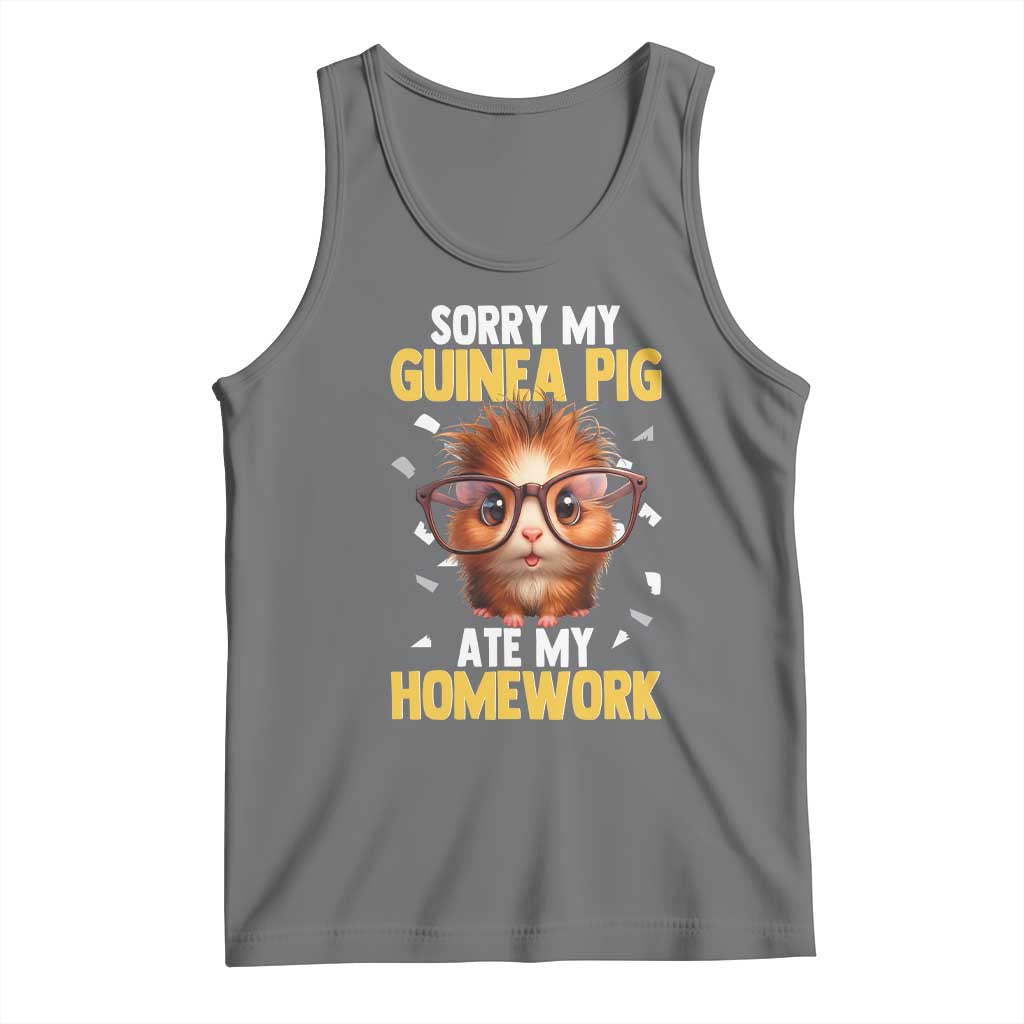 Funny My Guinea Pig Ate My Homework Tank Top Gift For Rodent Lovers - Wonder Print Shop