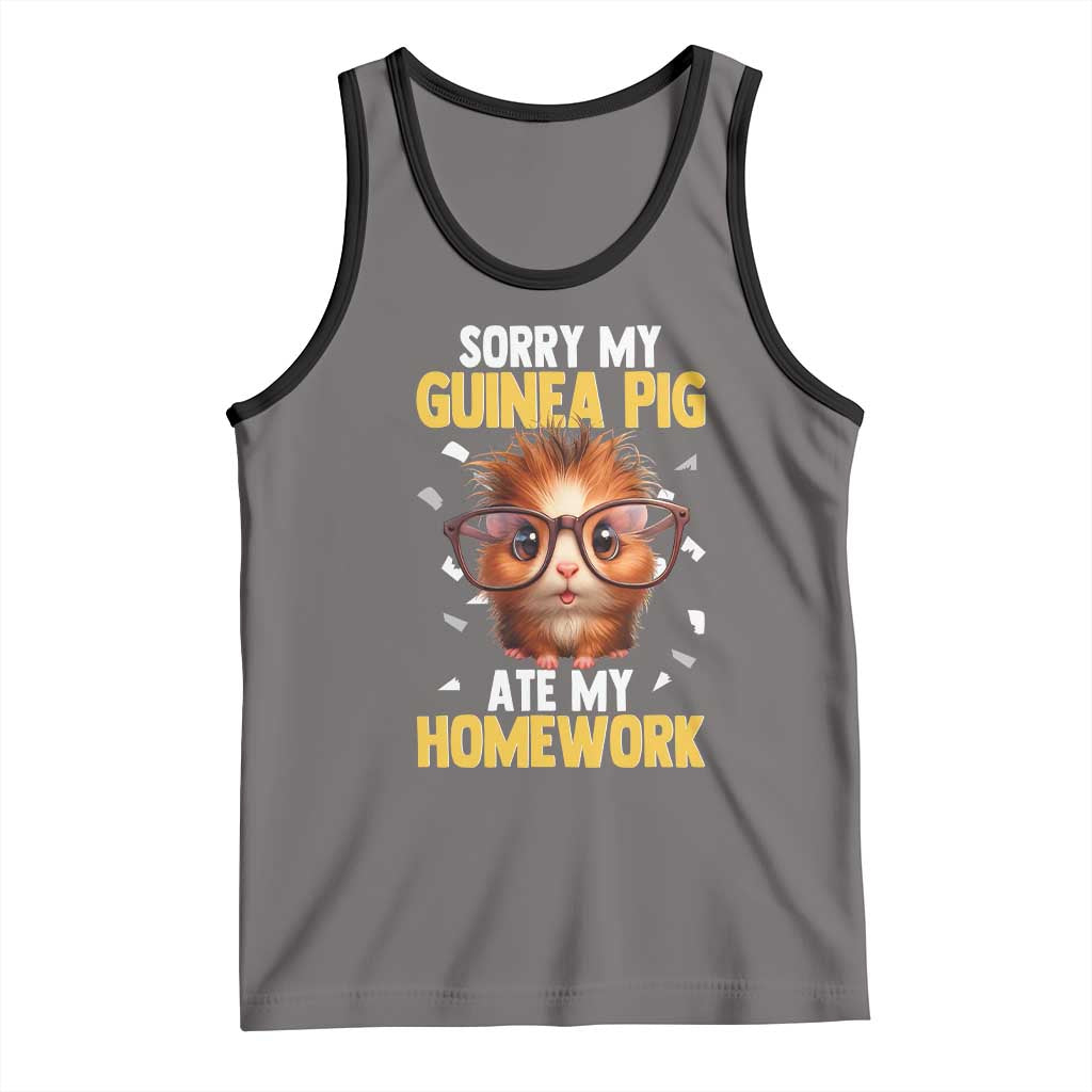 Funny My Guinea Pig Ate My Homework Tank Top Gift For Rodent Lovers - Wonder Print Shop