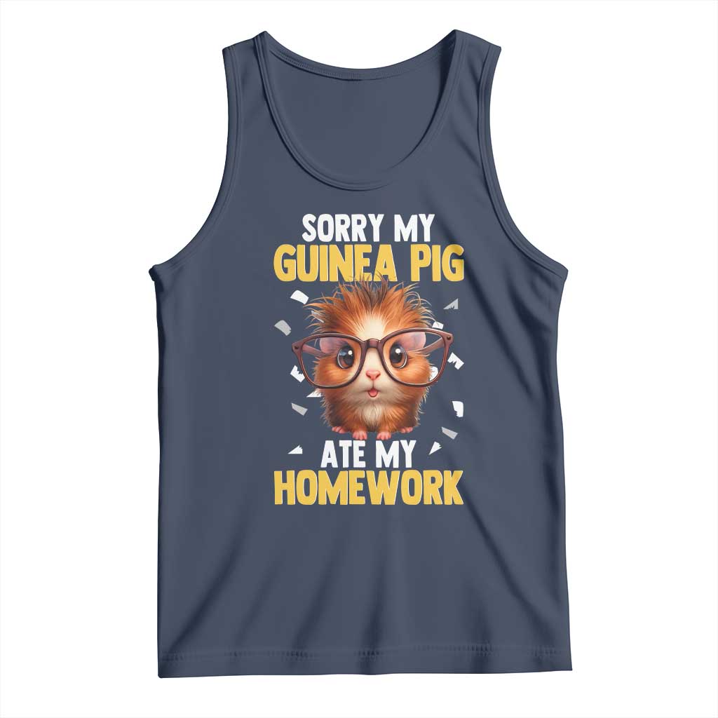 Funny My Guinea Pig Ate My Homework Tank Top Gift For Rodent Lovers - Wonder Print Shop