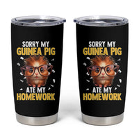Funny My Guinea Pig Ate My Homework Tumbler Cup Gift For Rodent Lovers - Wonder Print Shop