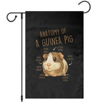 Anatomy Of A Guinea Pig Garden Flag Funny Cavy Lover Animal Anatomy Gift - Wonder Print Shop