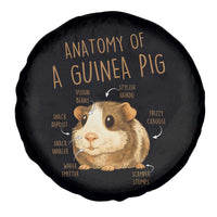 Anatomy Of A Guinea Pig Spare Tire Cover Funny Cavy Lover Animal Anatomy Gift - Wonder Print Shop