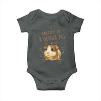 Anatomy Of A Guinea Pig Baby Onesie Funny Cavy Lover Animal Anatomy Gift - Wonder Print Shop