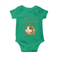 Anatomy Of A Guinea Pig Baby Onesie Funny Cavy Lover Animal Anatomy Gift - Wonder Print Shop