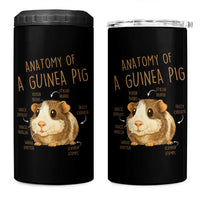 Anatomy Of A Guinea Pig 4 in 1 Can Cooler Tumbler Funny Cavy Lover Animal Anatomy Gift - Wonder Print Shop
