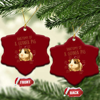 Anatomy Of A Guinea Pig Ceramic Ornament Funny Cavy Lover Animal Anatomy Gift - Wonder Print Shop