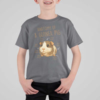 Anatomy Of A Guinea Pig T Shirt For Kid Funny Cavy Lover Animal Anatomy Gift - Wonder Print Shop
