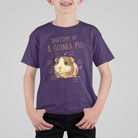 Anatomy Of A Guinea Pig T Shirt For Kid Funny Cavy Lover Animal Anatomy Gift - Wonder Print Shop