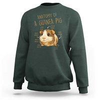 Anatomy Of A Guinea Pig Sweatshirt Funny Cavy Lover Animal Anatomy Gift - Wonder Print Shop